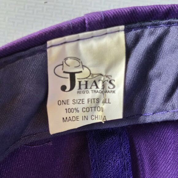 Vintage Paramounts Kings Island Graffiti Snapback Hat Cap‎ Purple - Picture 8 of 8